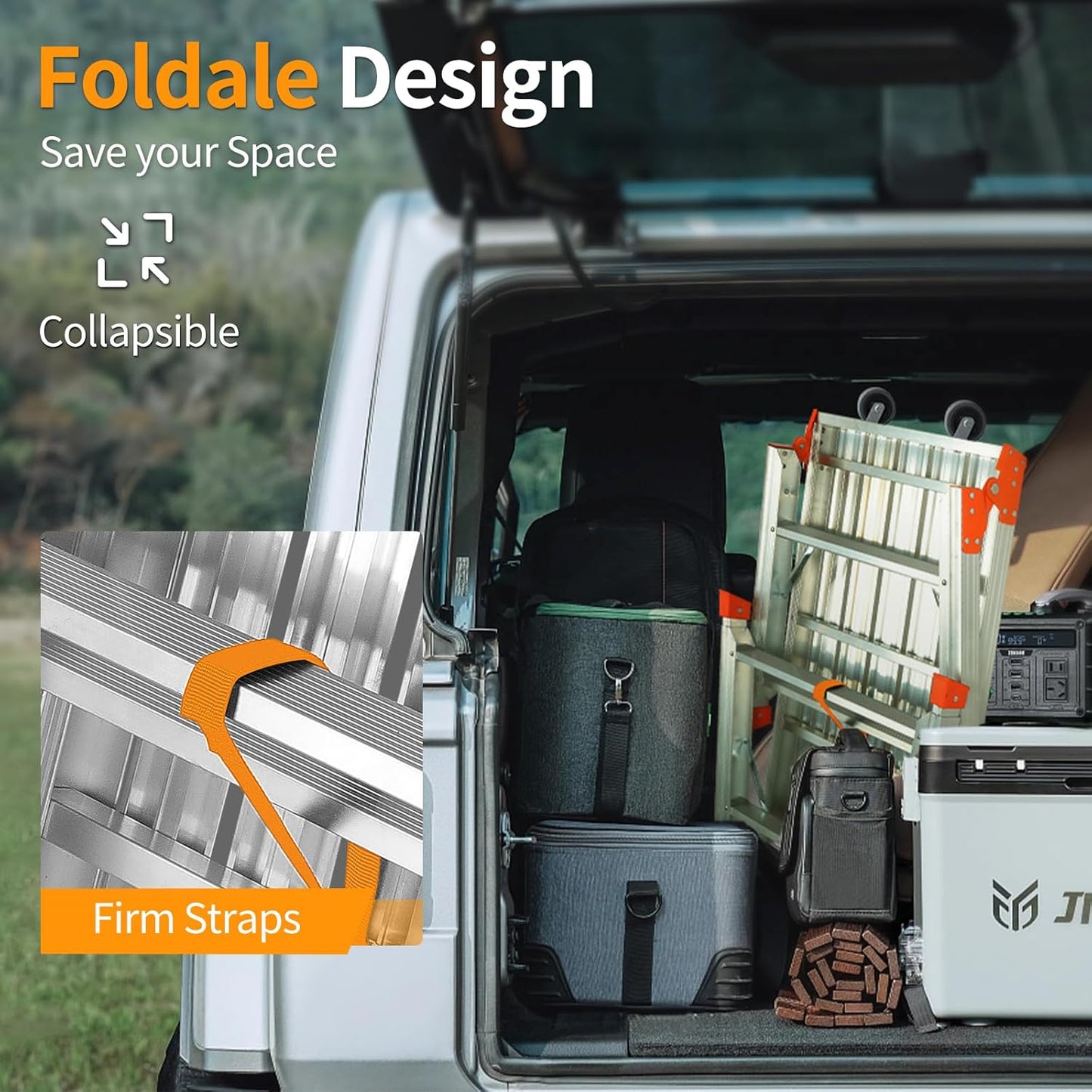 Multifunctional & Adjustable Work Platform with Wheels