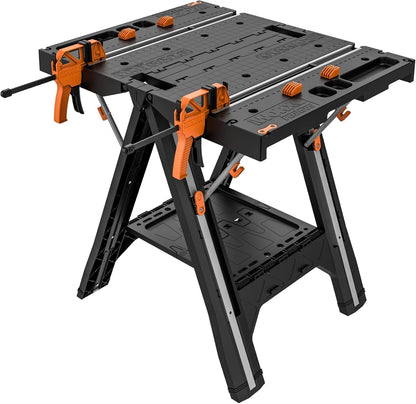 Worx Pegasus 2-in-1 Folding Work Table & Sawhorse