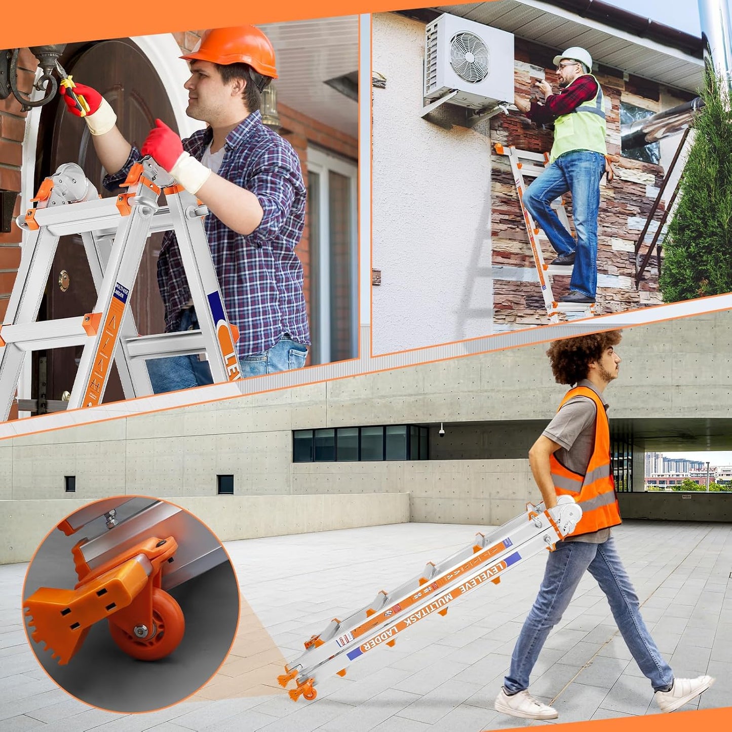 LEVELEVE Multi Position Ladder