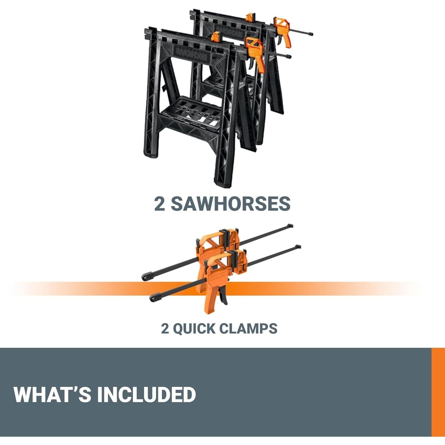 Clamping Sawhorses with Bar Clamps
