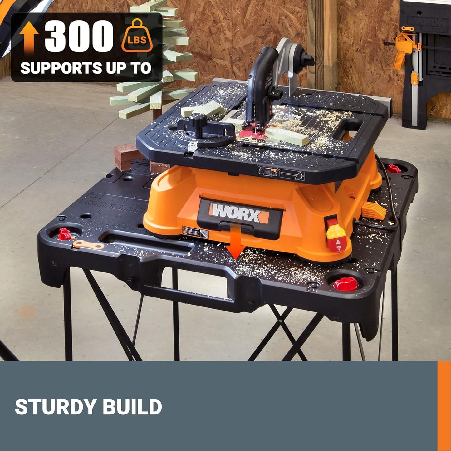 Clamping Sawhorses with Bar Clamps