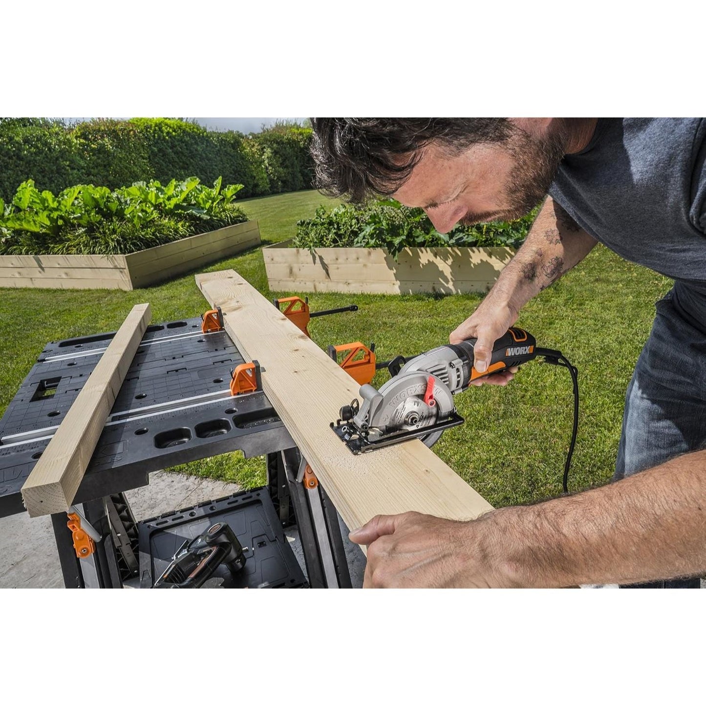 Worx Pegasus 2-in-1 Folding Work Table & Sawhorse